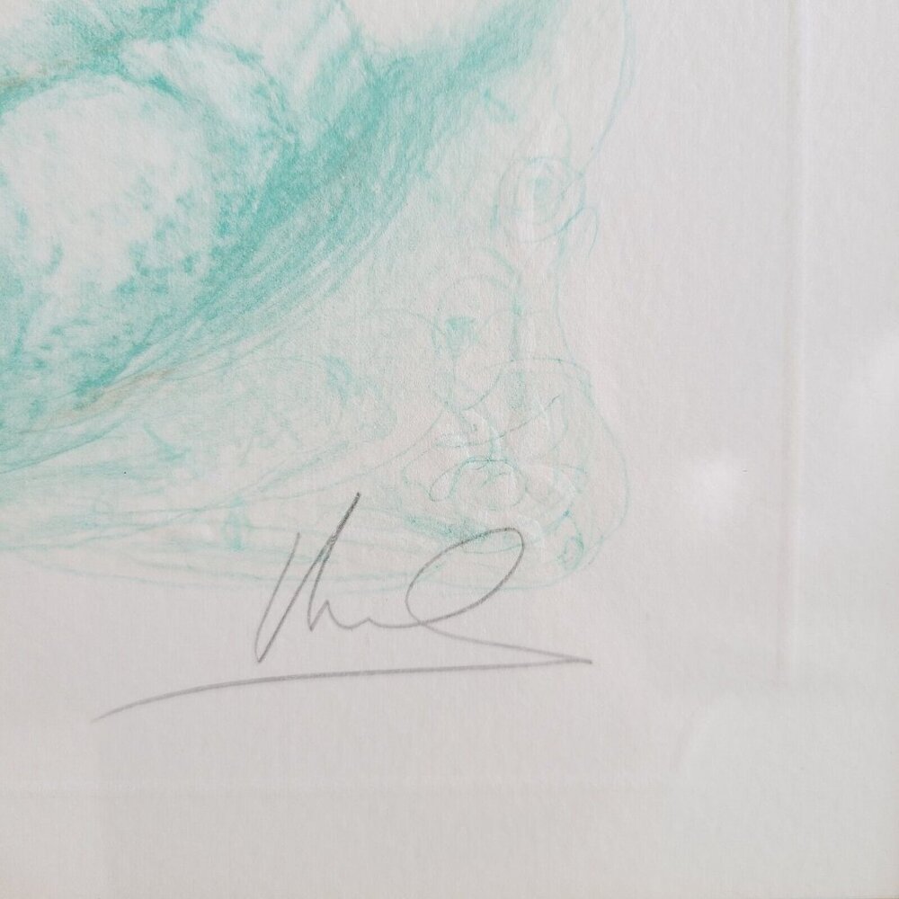 Art By Mary Vickers "New Friends" Lithograph Pencil Signed Glass Framed 182/500 - Picture 7 of 10